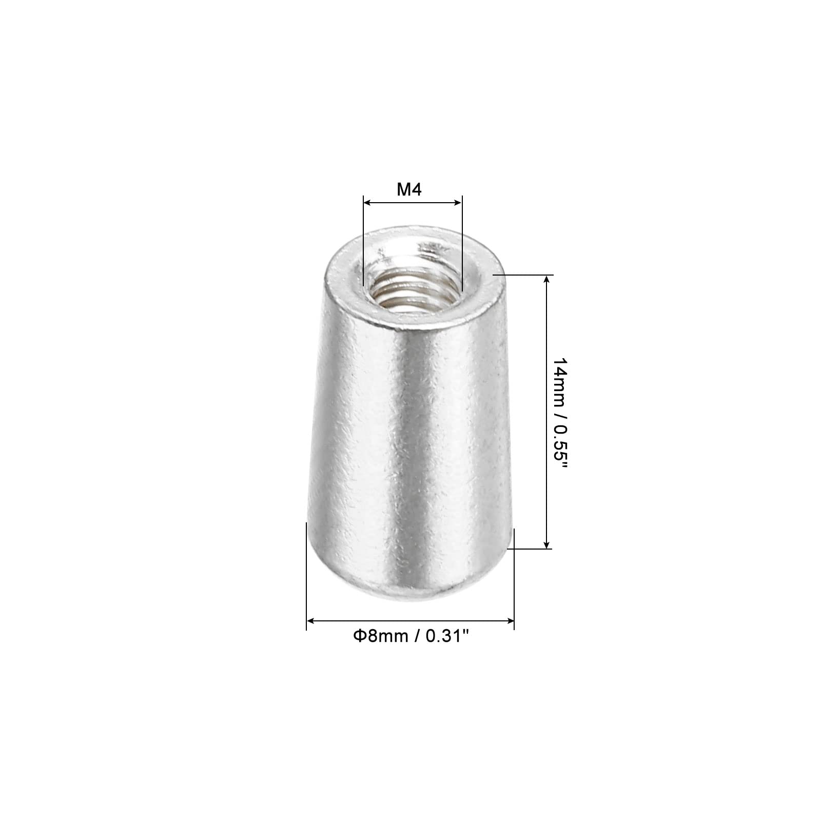 PATIKIL Metal Guitar 3 Way Toggle Switch Tip Switch Knob Cap M4 for Electric Guitar Parts Accessories Silver